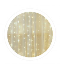 204605010 CORTINA LED LUMINOSA 3X2M LUZ FRÍA GSC