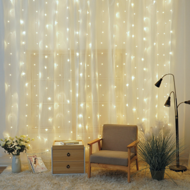 204605010 CORTINA LED LUMINOSA 3X2M LUZ FRÍA GSC