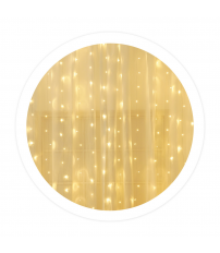 204605011 CORTINA LED LUMINOSA 3X2M LUZ CÁLIDA GSC