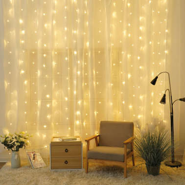 204605011 CORTINA LED LUMINOSA 3X2M LUZ CÁLIDA GSC