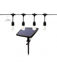201210008 KIT 5m GUIRNALDA SOLAR CON 10 PORTALAMPARAS IP44 HELEM GSC