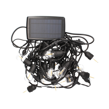201210008 KIT 5m GUIRNALDA SOLAR CON 10 PORTALAMPARAS IP44 HELEM GSC