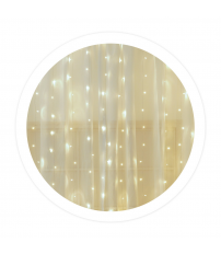 204605003 2x1m CORTINA LED LUMINOSA 3,6W FRIA IP44 GSC