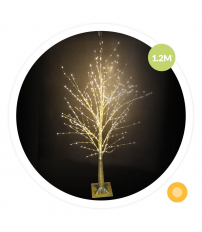 204690155 ÁRBOL RAMAS LED DORADO SIRKA A RED 8W 120cm GSC
