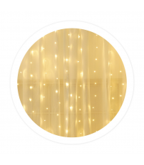204605006 CORTINA LED 2x2mts LUZ CALIDA GSC
