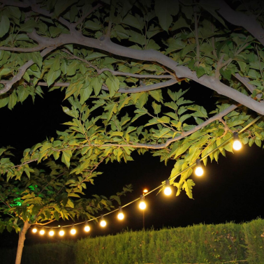 201205004 KIT GUIRNALDA DECORATIVA LIBOI 22M 20 PORTALÁMPARAS IP65 GSC