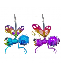 G2202 MARIPOSA SOLAR DECORATIVA METAL+PVC GALIX