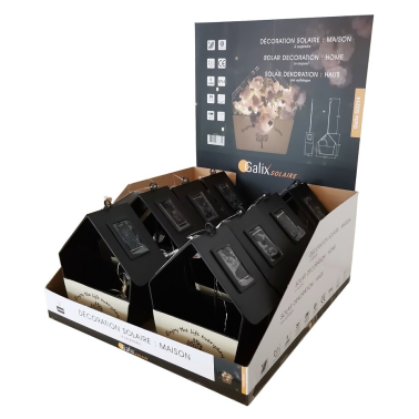 G2214 CASITA COLGANTE SOLAR DECORATIVA METALICA GALIX