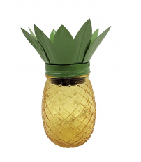 G2110 PIÑA SOLAR DECORATIVA METAL+VIDRIO GALIX