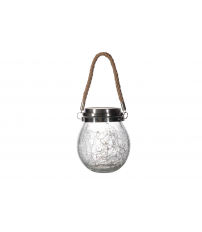 G2313 BOTE VIDRIO SOLAR DECORATIVO RGB C/ASA GALIX