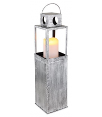 36657 TORRE SOLAR DECORATIVA 1200K EFECTO FUEGO 50x13cm IP44 GLOBO
