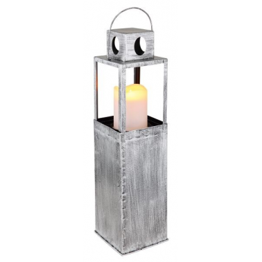 36657 TORRE SOLAR DECORATIVA 1200K EFECTO FUEGO 50x13cm IP44 GLOBO