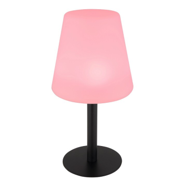 33894 LAMPARA SOLAR METAL NEGRO RGB BATERIA 1200mAh 3.7V 3000K IP44 GLOBO