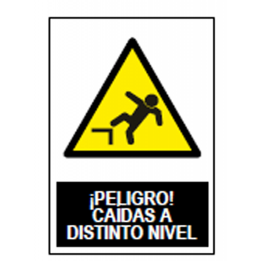 SEÑAL ADV.PELIGRO CAIDA DIS.NIVEL SA1004