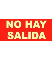 SEÑAL FOTOLUMINES.NO HAY SALIDA EV135