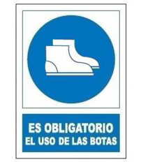 SEÑAL OBLIGATORIA USO BOTAS SO801