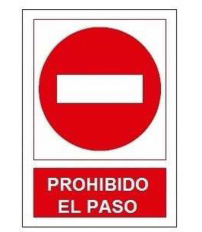 SEÑAL PROHIBIDO PASO SP868