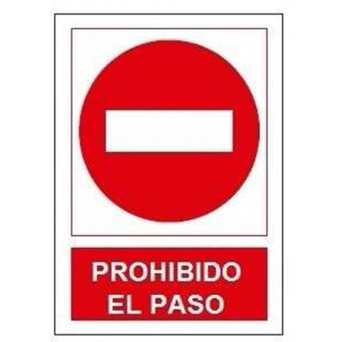 SEÑAL PROHIBIDO PASO SP868