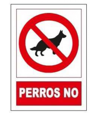 SEÑAL PROHIBIDO PERROS NO SP864