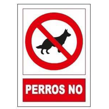 SEÑAL PROHIBIDO PERROS NO SP864