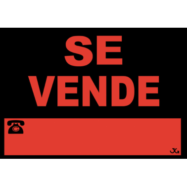 SEÑAL SE VENDE 40X30CM 962