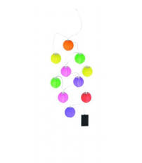 33971 3m GUIRNALDA SOLAR 10 BOLAS COLORES IP44 GLOBO