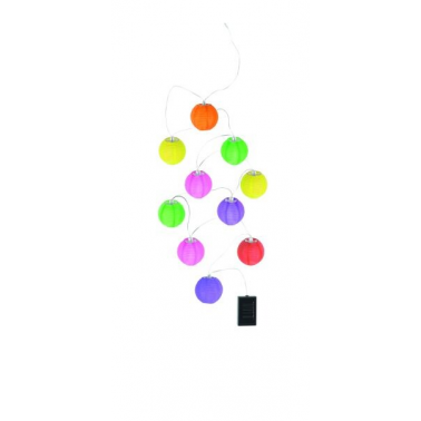 33971 3m GUIRNALDA SOLAR 10 BOLAS COLORES IP44 GLOBO
