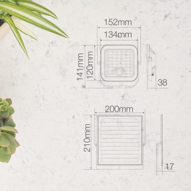 202615024 PROYECTOR LED MILOHA 300W 6500K CON PANEL SOLAR 25W GSC