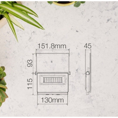 202615029 PROYECTOR LED SOLAR KUMIRA C/SENSOR 7W 6500K IP65 NEGRO GSC