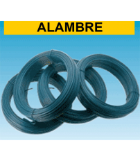 ALAMBRE PLASTIFICADO VERDE Ø2,60 100M