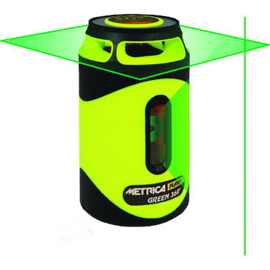 NIVEL LASER FLASH 360° GREEN LATA 61435
