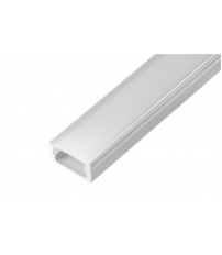 54121 2m PERFIL ALUM SUPERFICIE 12,5mm SIN DIFUSOR