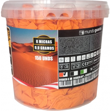 GUANTE DES.NIT.DUNE NARAN.T-XL CUBO 150U