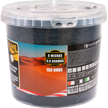 GUANTE DES.NIT.DUNE NEGRO T-M CUBO 150U