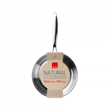 652930 SARTEN TRICAPA ANTIADHERENTE SERIE TRIPLY NATURAL Ø30cm IBILI