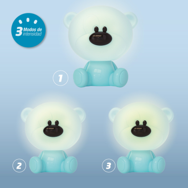 202805008 LAMPARA LED INFANTIL OSITO AZUL 2,5W GSC