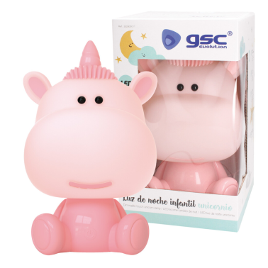 202805011 LAMPARA LED INFANTIL UNICORNIO ROSA 2,5W GSC
