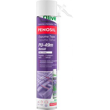 ESPUMA PU-49 TEJAS MAN.750ML GRIS