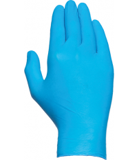 GUANTE 570 T-09/L DES.NITRILO AZUL C100