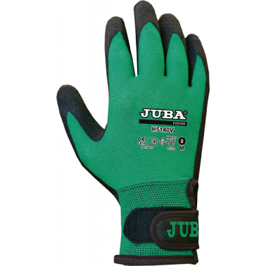 GUANTE NYLON+PVC VELCRO H5140V T09-L