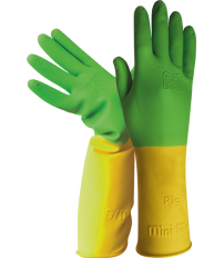 GUANTE LATEX NIÑOS H264 T-4Y AMARI./VDE