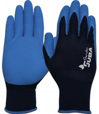 GUANTE NYLON/LATEX H255 T-09 AZUL