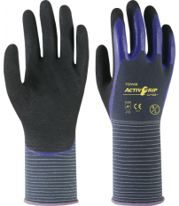 GUANTE NYLON ACTIVGRIP CJ568 T-9 GR/AZ