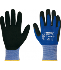 GUANTE NYLON/NITRILO PU H4115 T-08 AZ/NG