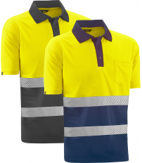 POLO A.V.AMARILLO/AZUL HVS620YDN T-XXL