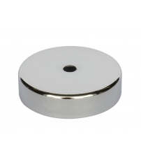 D296 FLORON DECORATIVO METALICO CROMO 80x15 mm