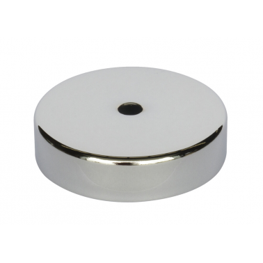 D296 FLORON DECORATIVO METALICO CROMO 80x15 mm