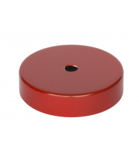 N296R FLORON DECORATIVO METALICO ROJO 80X20mm