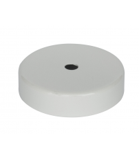 N296B FLORON DECORATIVO METALICO BLANCO 80X20mm