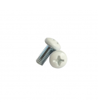 W204B JUEGO 2 TORNILLOS M4X10 BLANCO